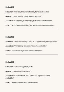 50 Situationship Exit Scripts