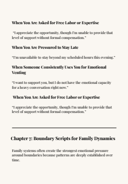 The Boundary Script Book. How to say No without the Guilt
