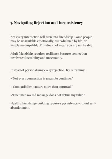 The Adult Friendship Connection Playbook