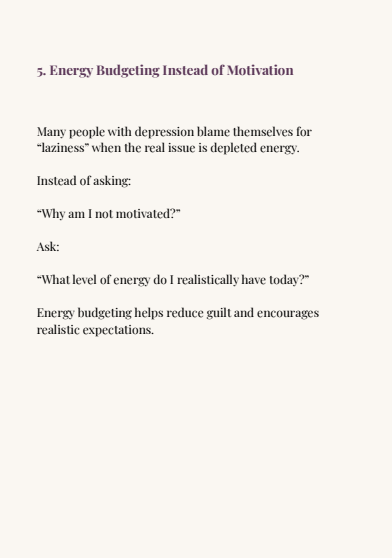 The Low-Energy Depression Toolkit: A No-Shame Guide to Functioning